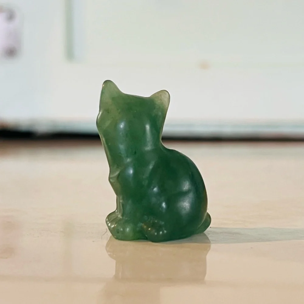 Jade Stone Cat - Picture 5 of 11